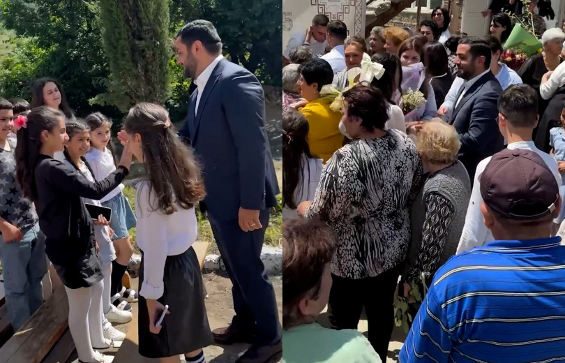 Դավիթ Դանիելյանը այցելել է սահմանամերձ Կաղնուտ գյուղ