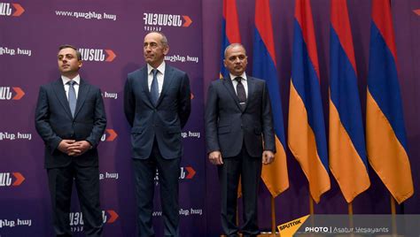 «Հայաստան» դաշինքը ներկայացրել է իր նախընտրական ծրագիրը և անդրադարձել անվտանգության և տնտեսական խնդիրներին